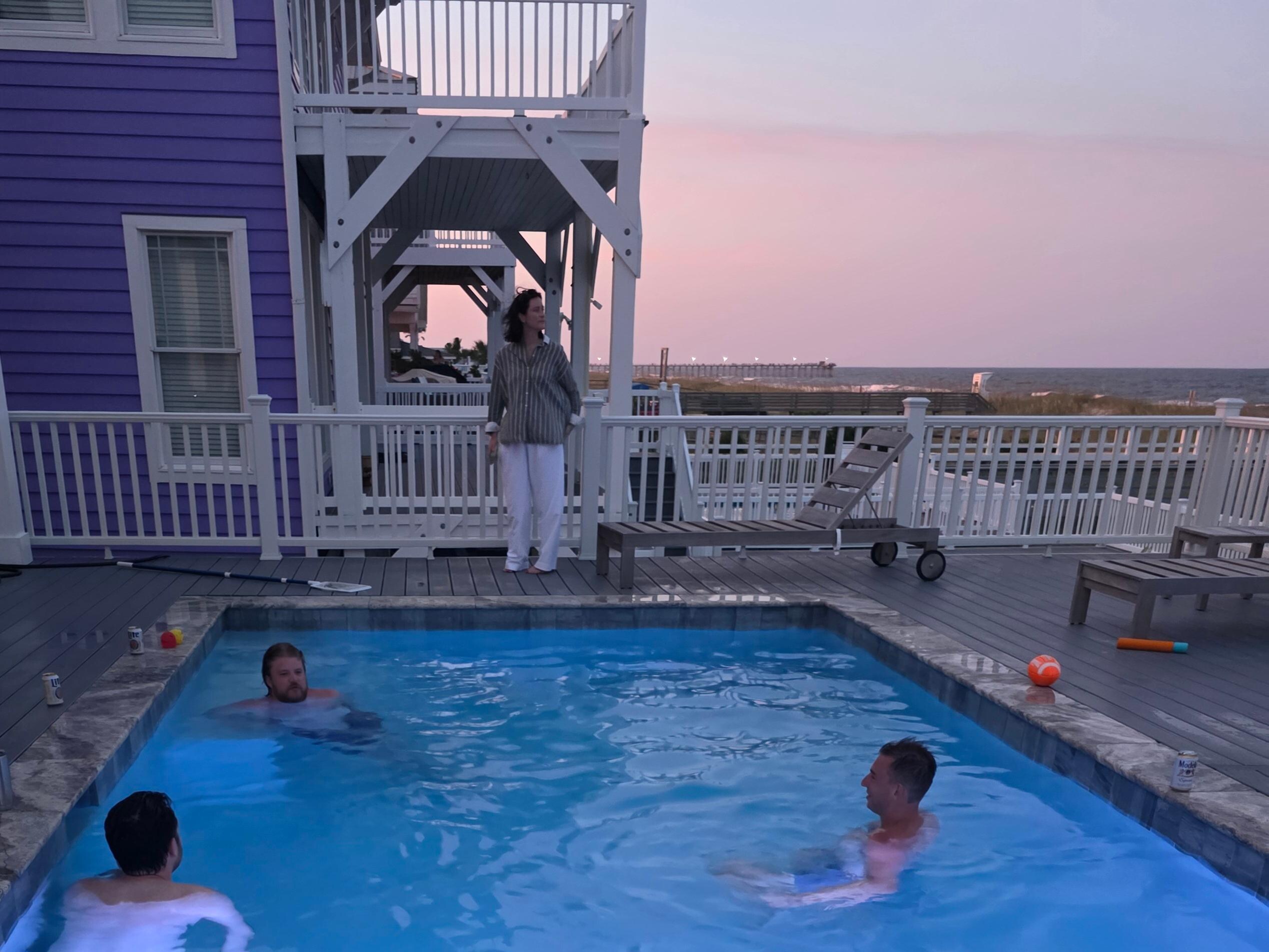 Pool is perfect for cooling off.