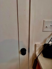 Nothing here was cleaned. Grimy walls.