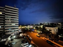 Night view from balcony