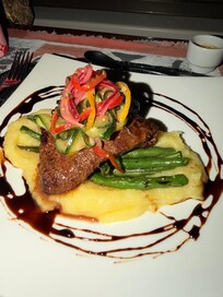 A comida é maravilhosa!