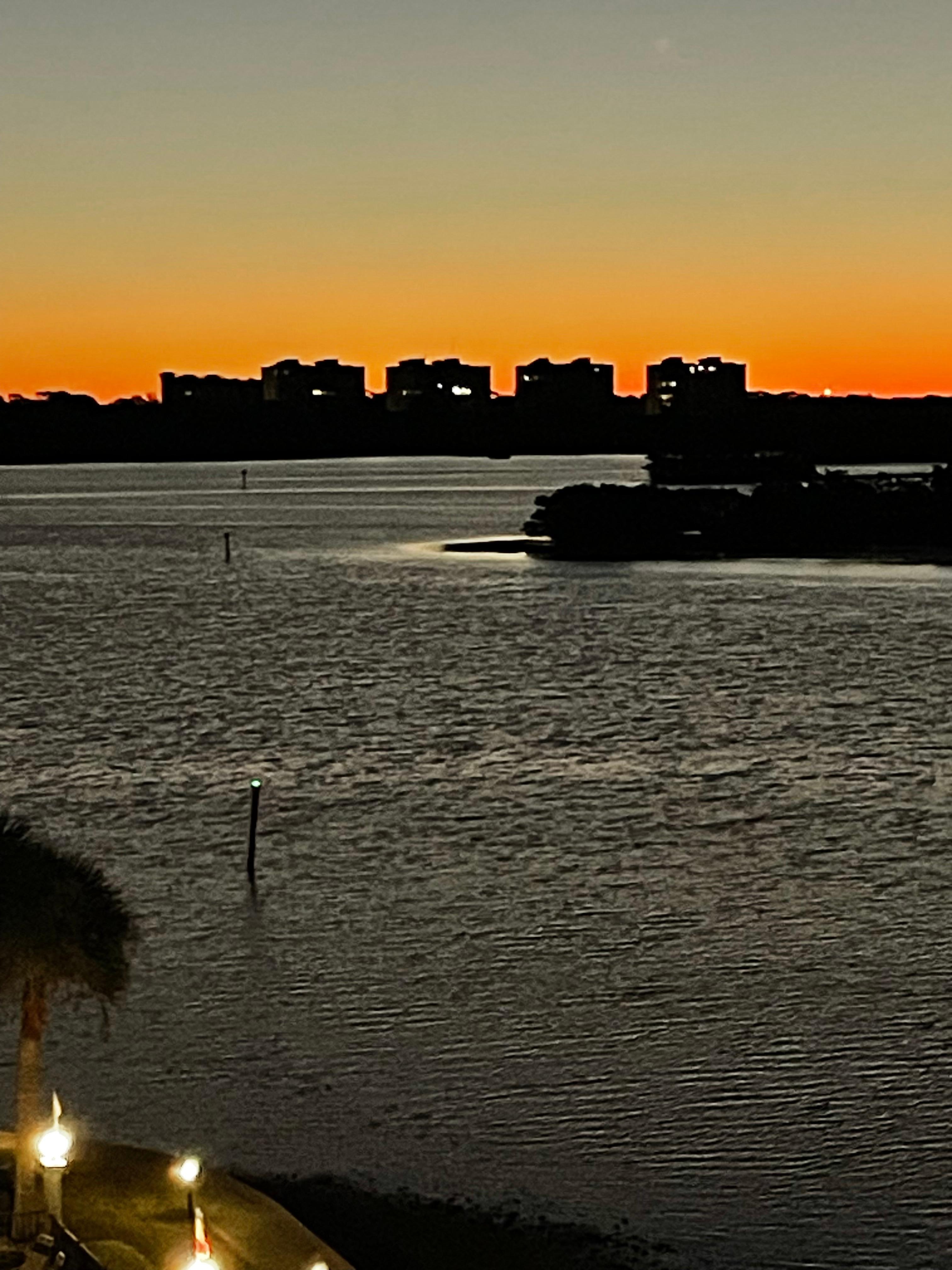 Sunrise- view from sunroom 