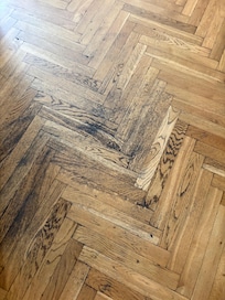 Very scuffed floors