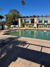 Pool right outside our villa
