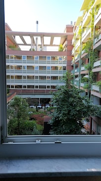 Blick aus dem Fenster