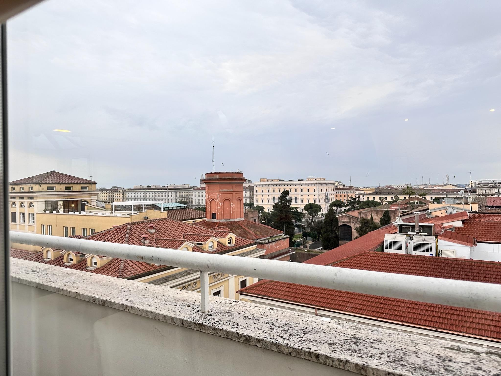 Blick vom Frühstücksraum