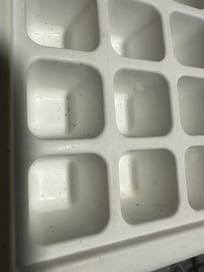 Dirty ice cube box