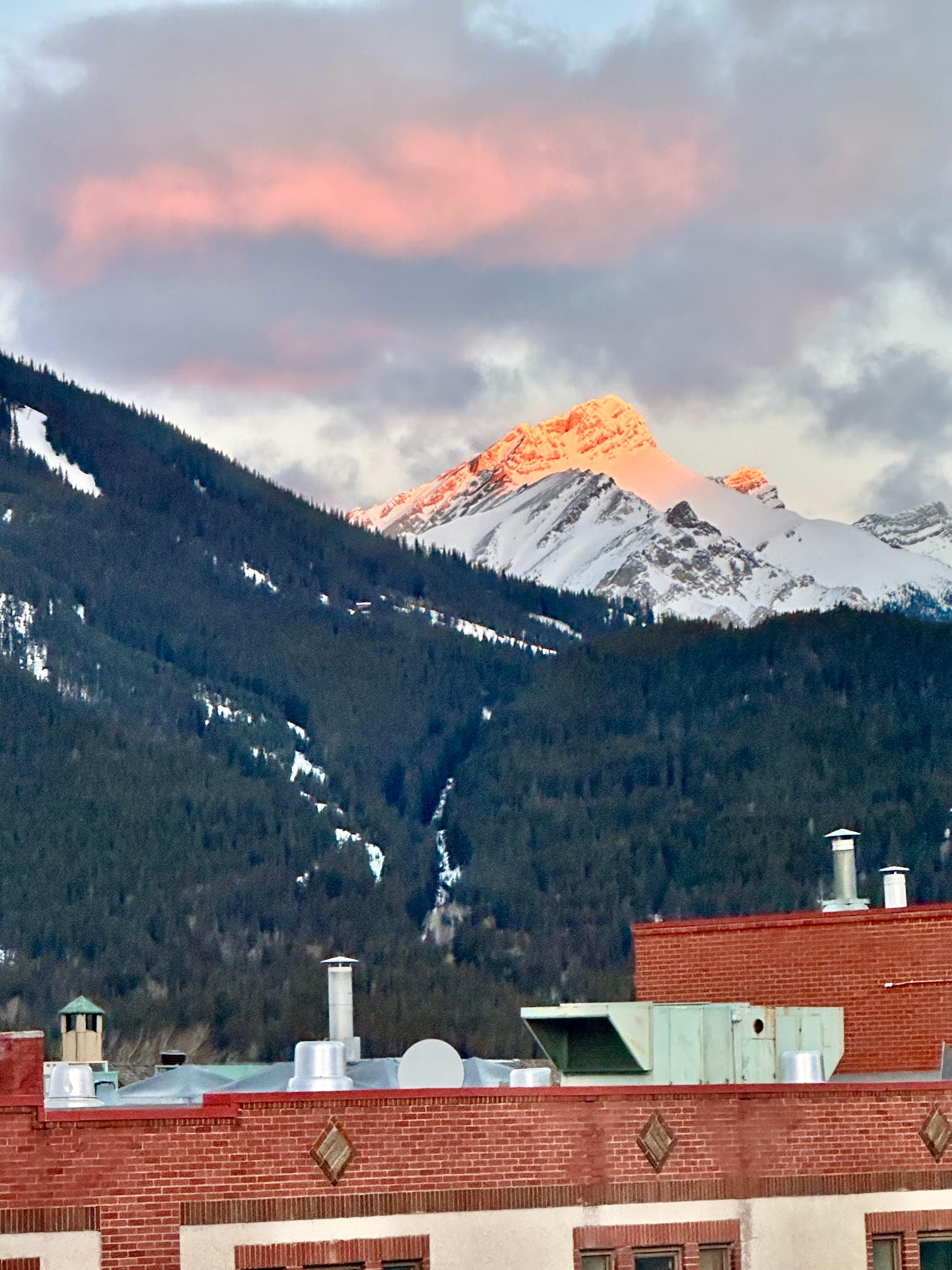 View from our room window. 