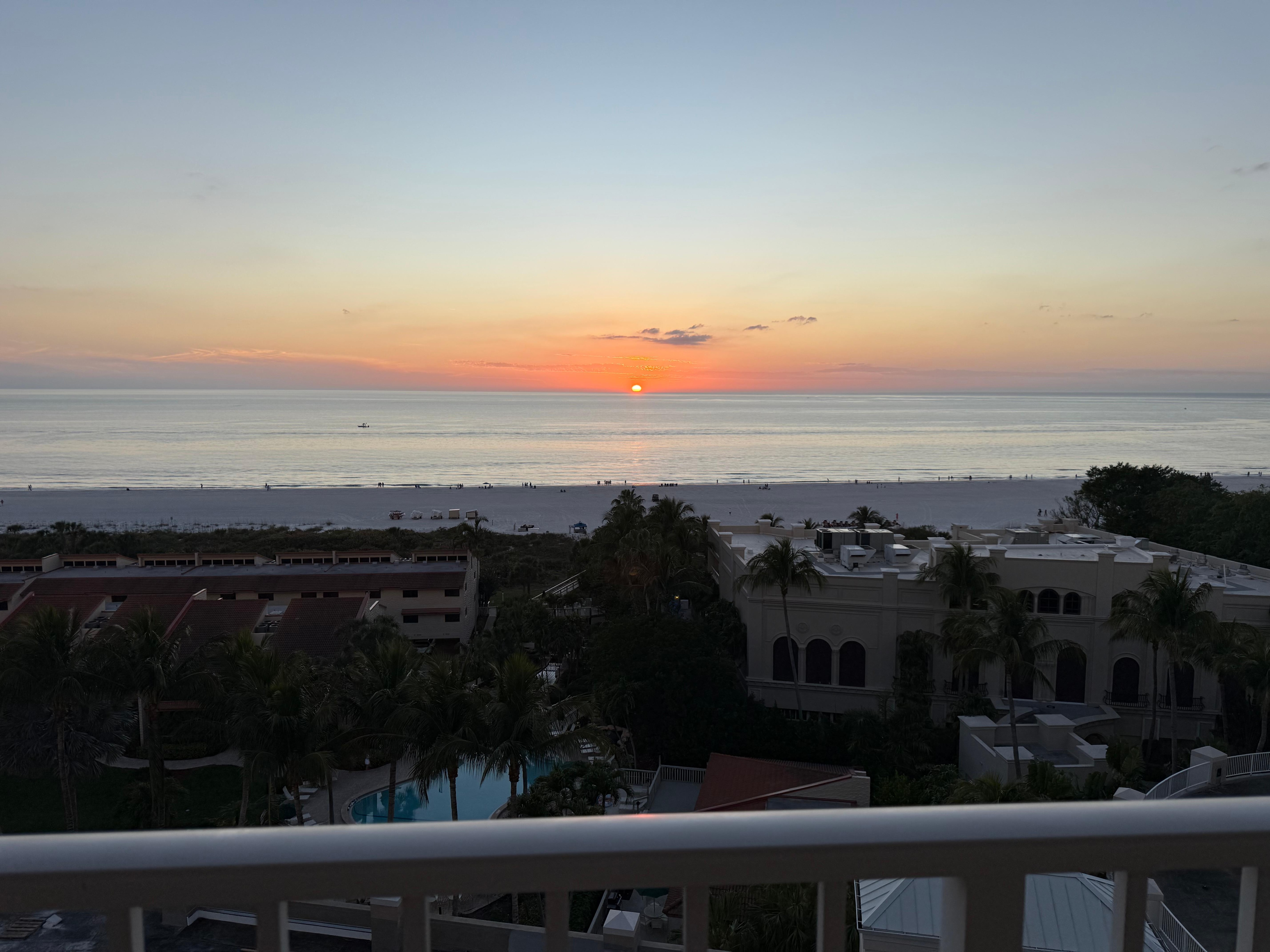 View from 12th (top floor) beautiful, but you do see other buildings in front