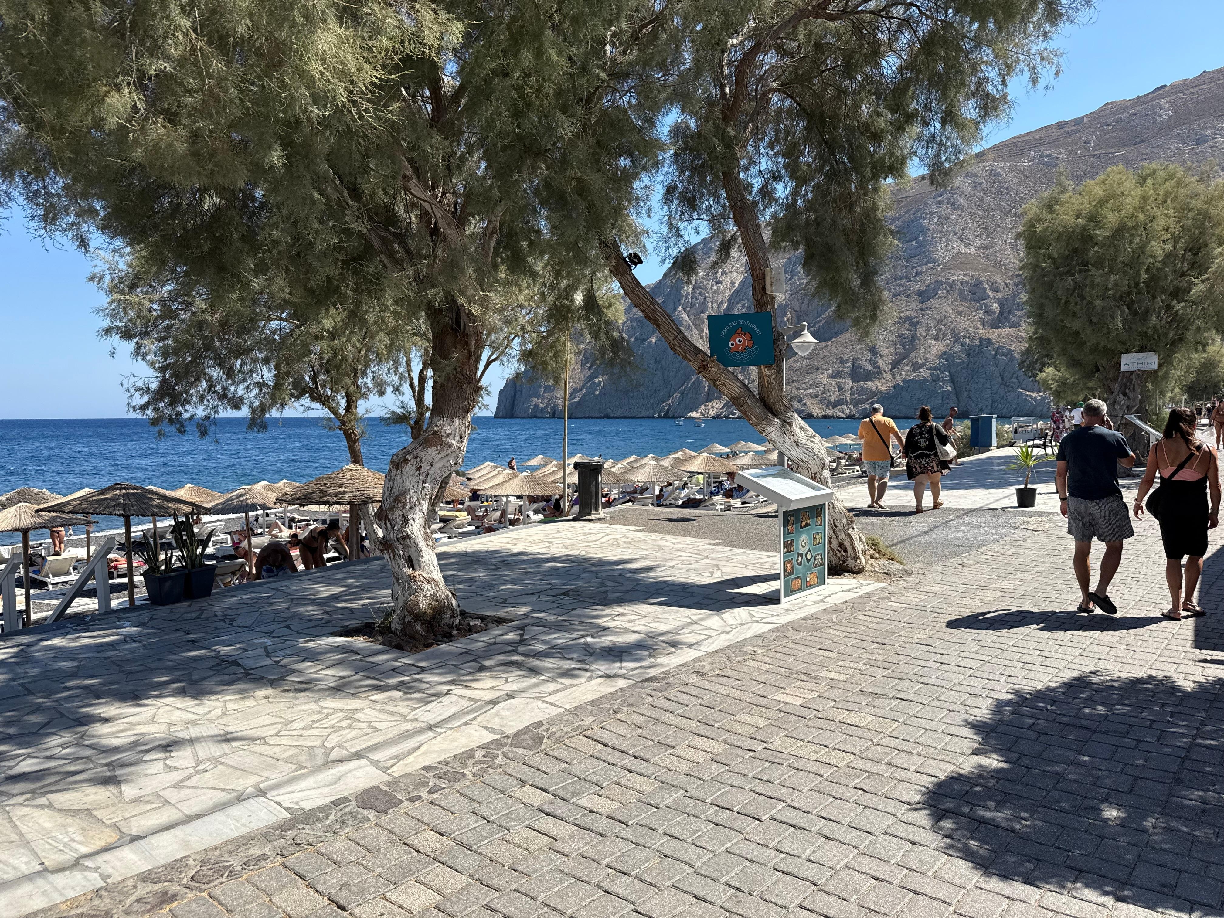 Stranden 50 m fra værelset 