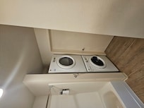 Washer and dryer in unit