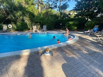 Pool right below