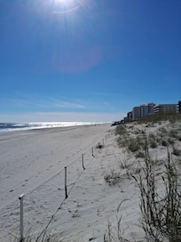 Beach access was just steps away