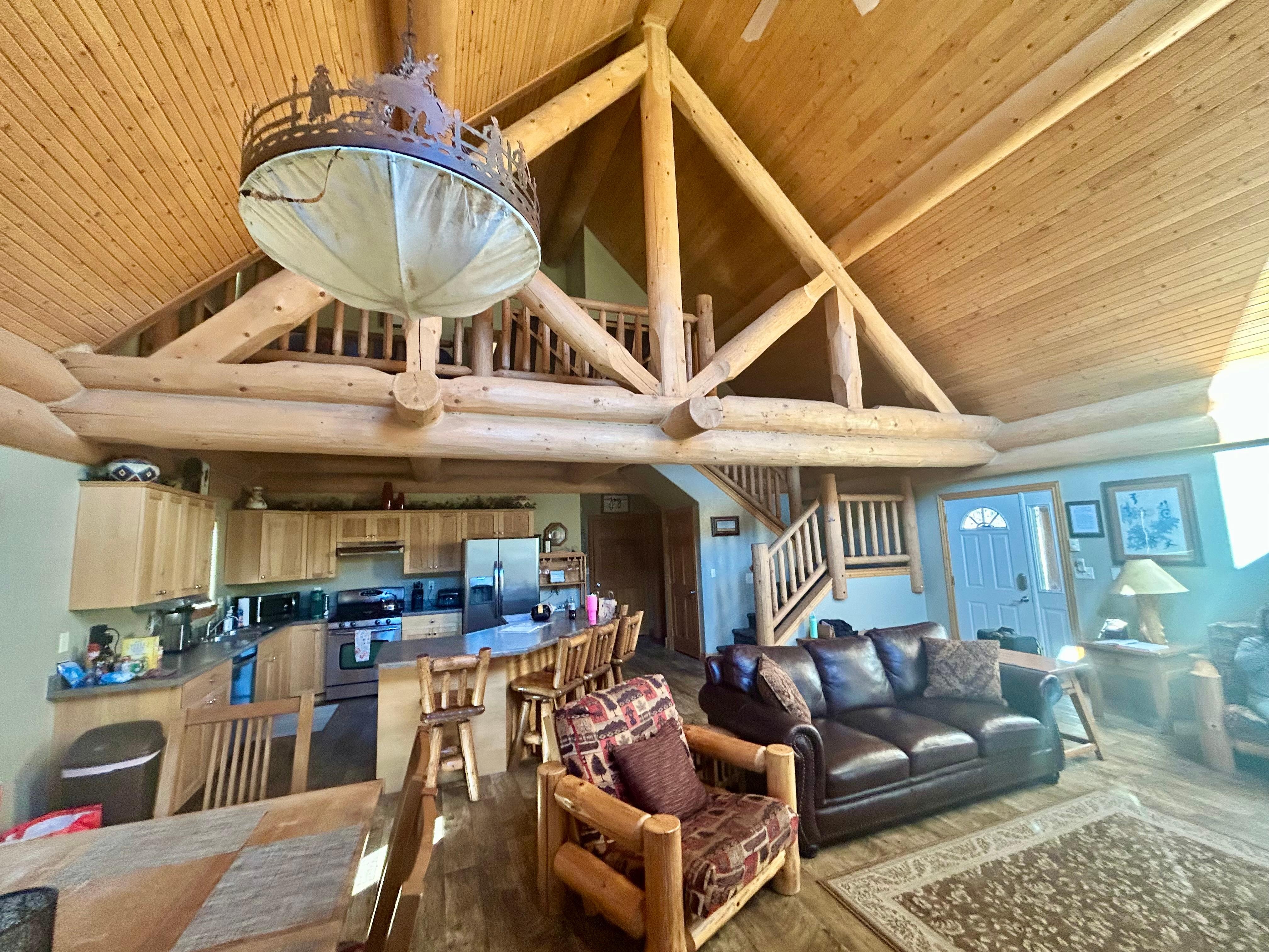 Main level, very comfy.