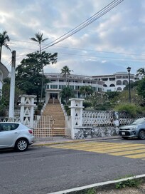 The hotel from the beach.