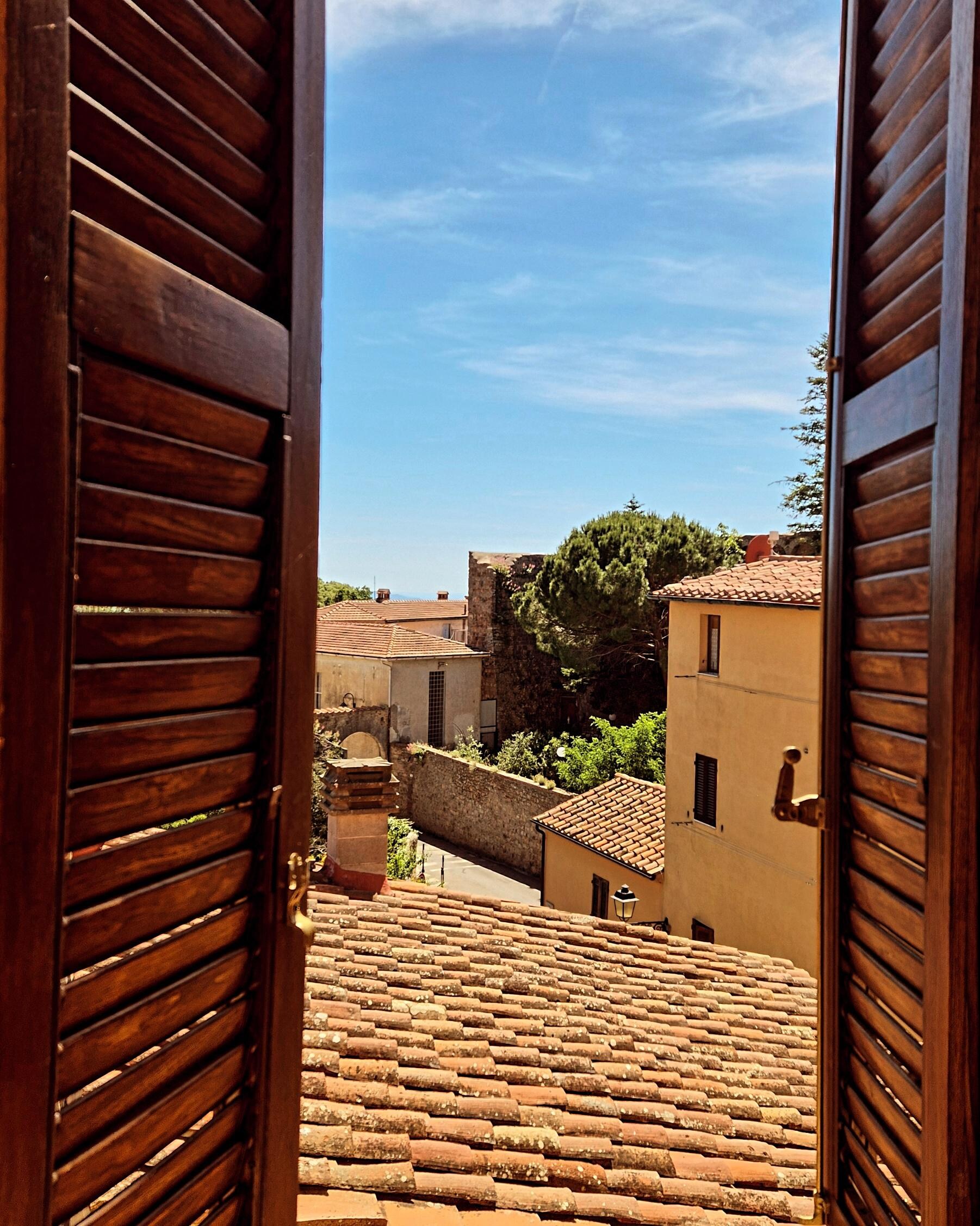 Blick aus dem Fenster