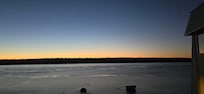 The start of the sunrise.