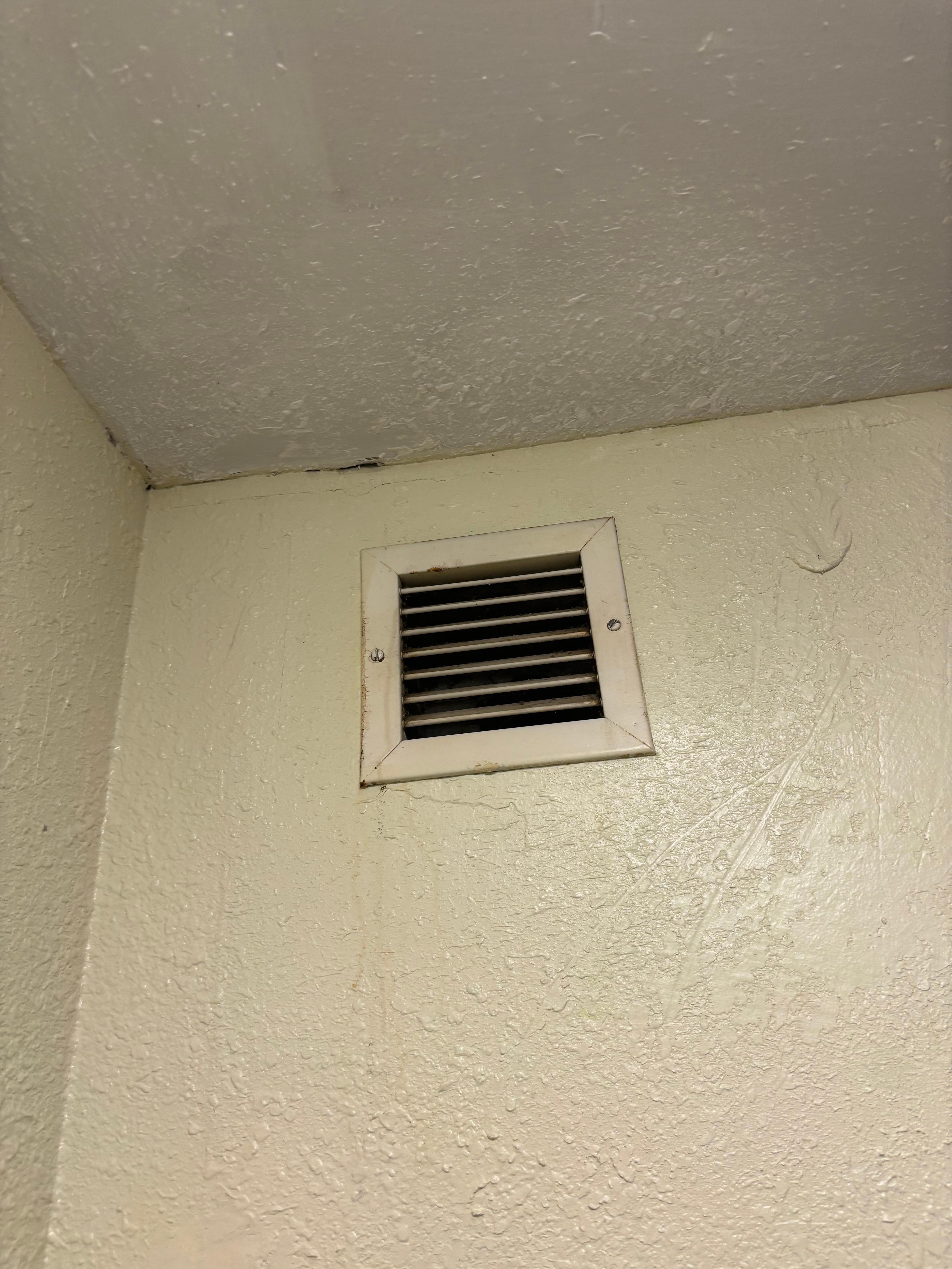 Gross and dusty and black mold everywhere. 