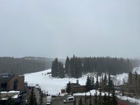 View from our balcony to the Beaver Run Super Chair just across the street.
