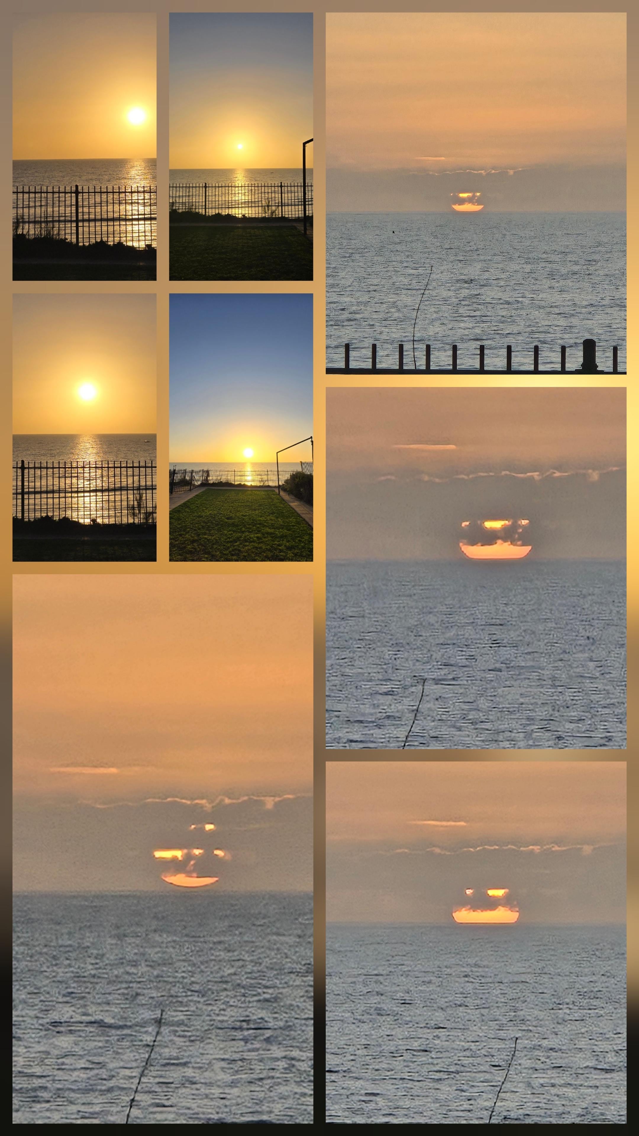 Sunset from the lounge room area...."how's the serenity"!!!!💙👌👌