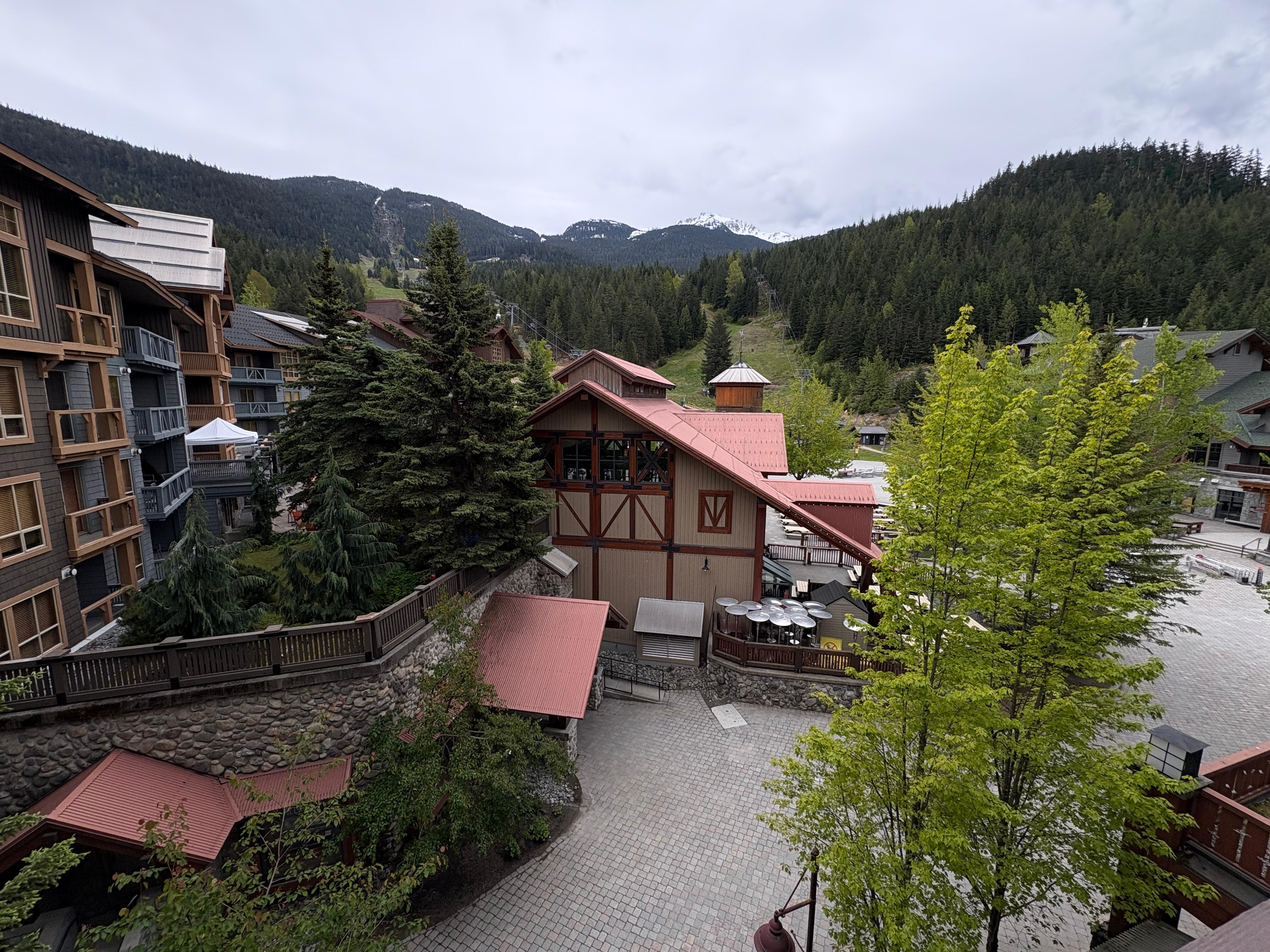 View from our balcony.
