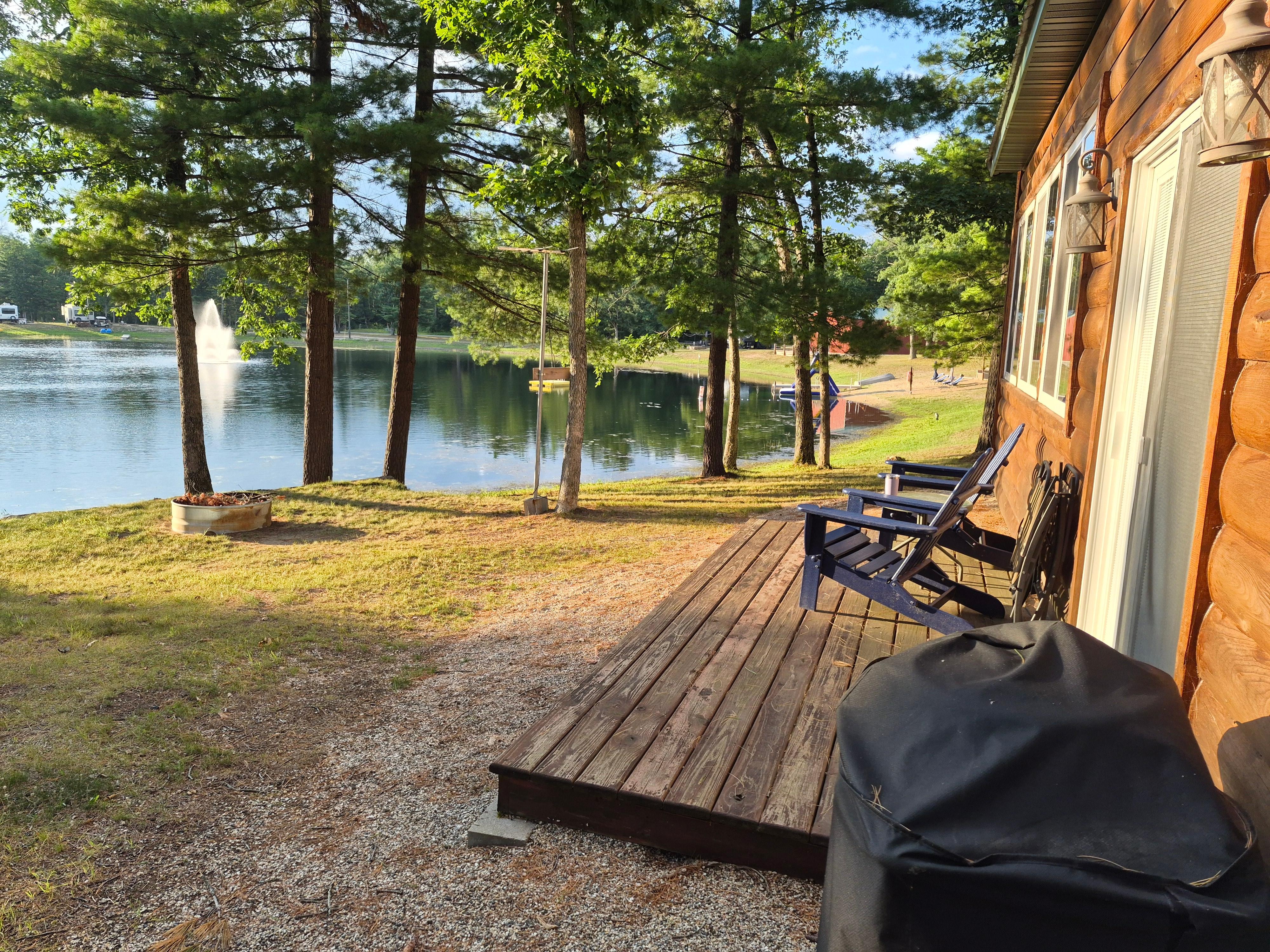 The perfect porch for enjoying a cup of coffee or glass of wine