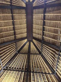 Beautiful roof above the bed