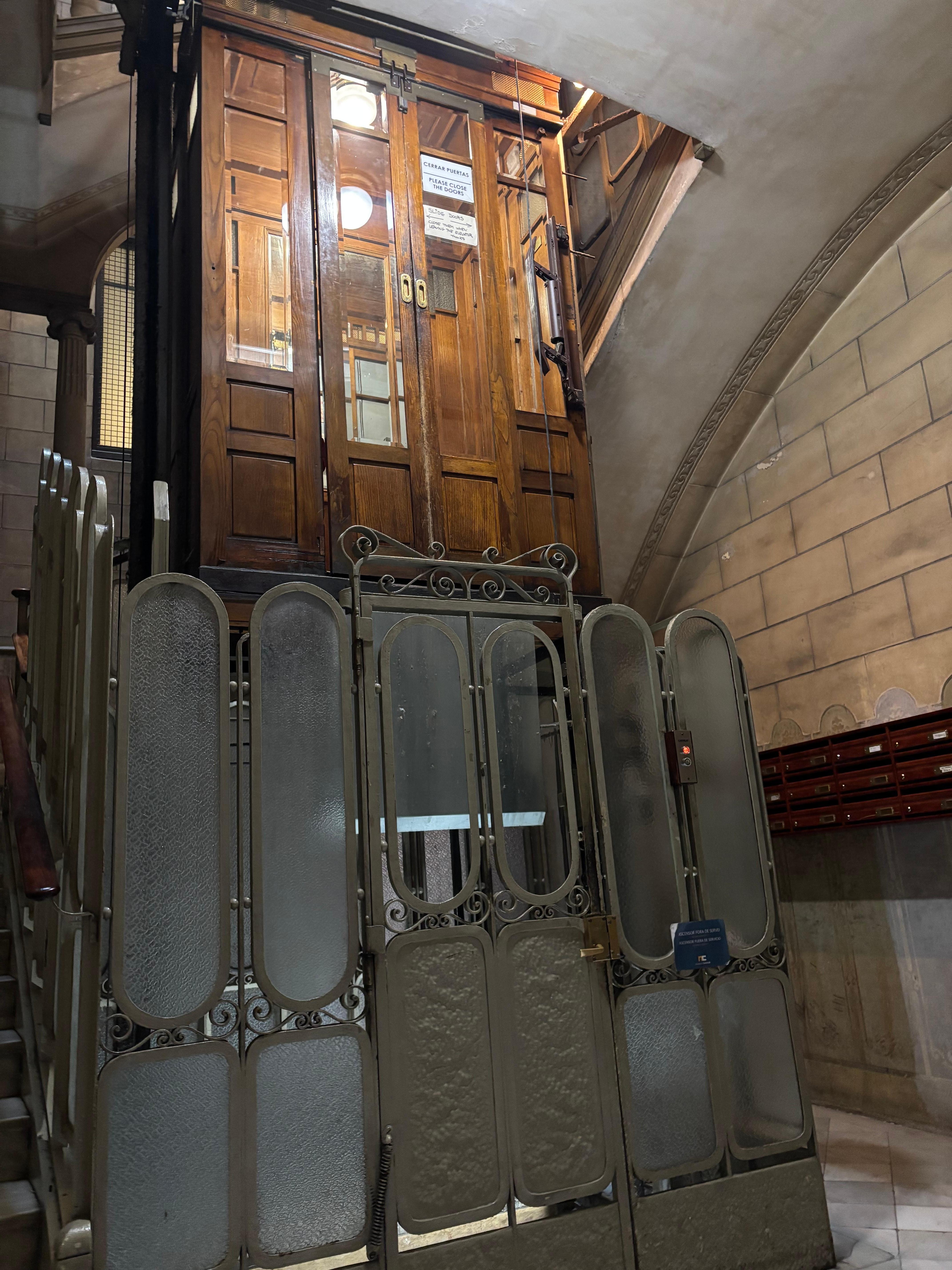 The lift that’s sometimes available.