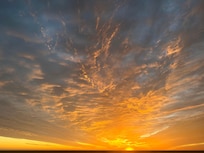 Unbelievable sunset from the balcony