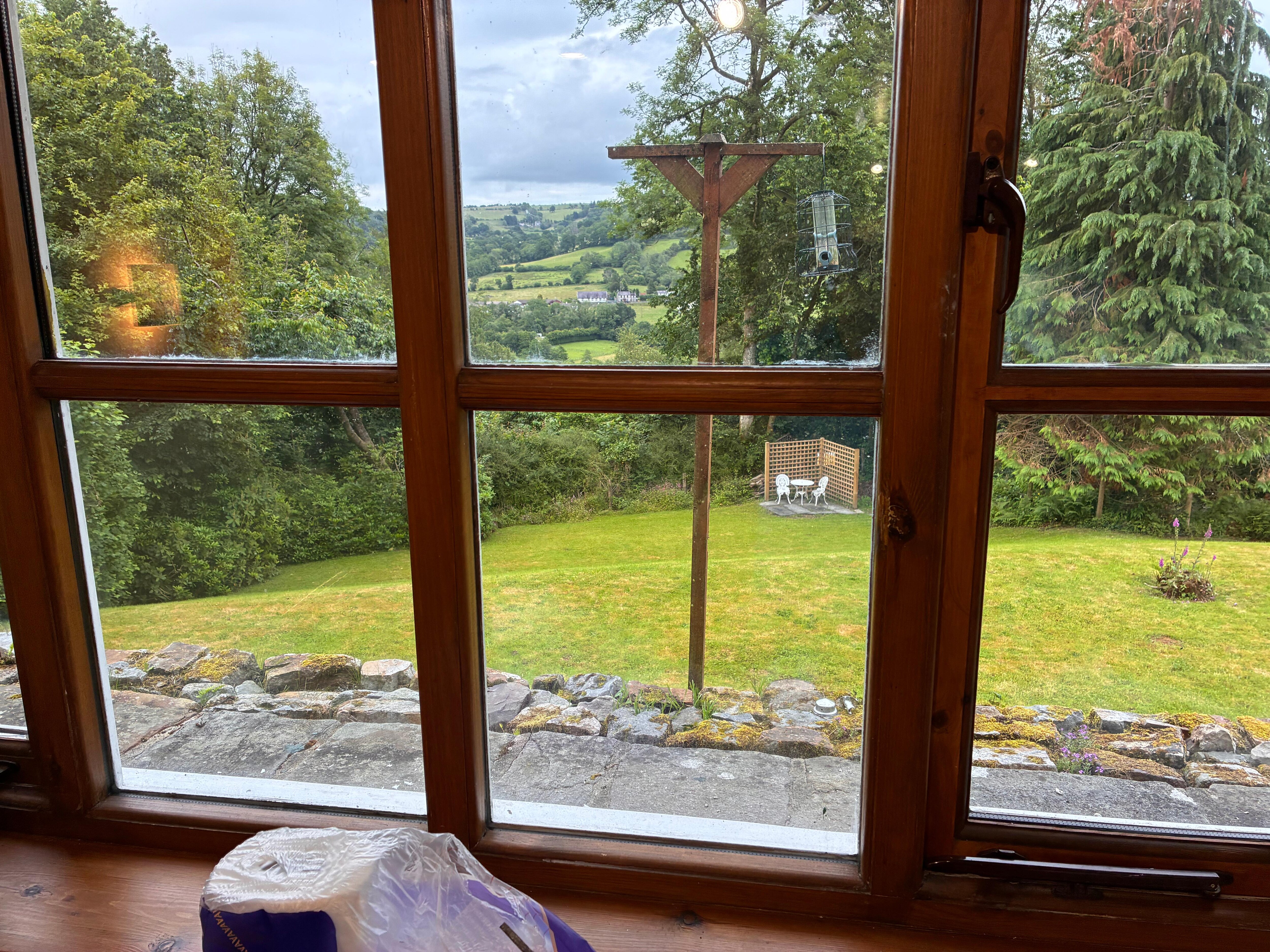 View from kitchen