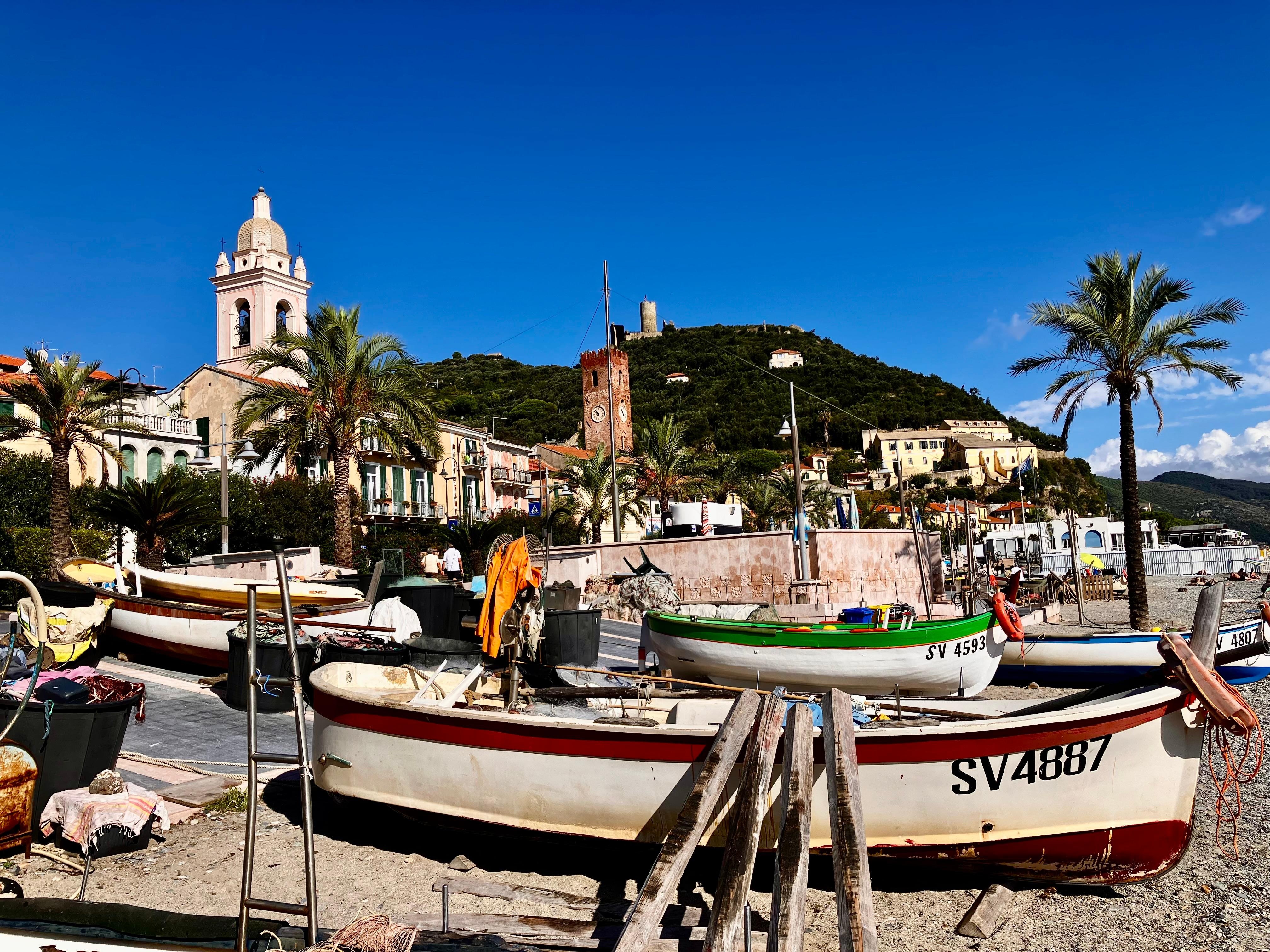 Blick vom Strand Richtung Stadt