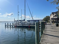 The waterfront location is perfect for relaxing or exploring.