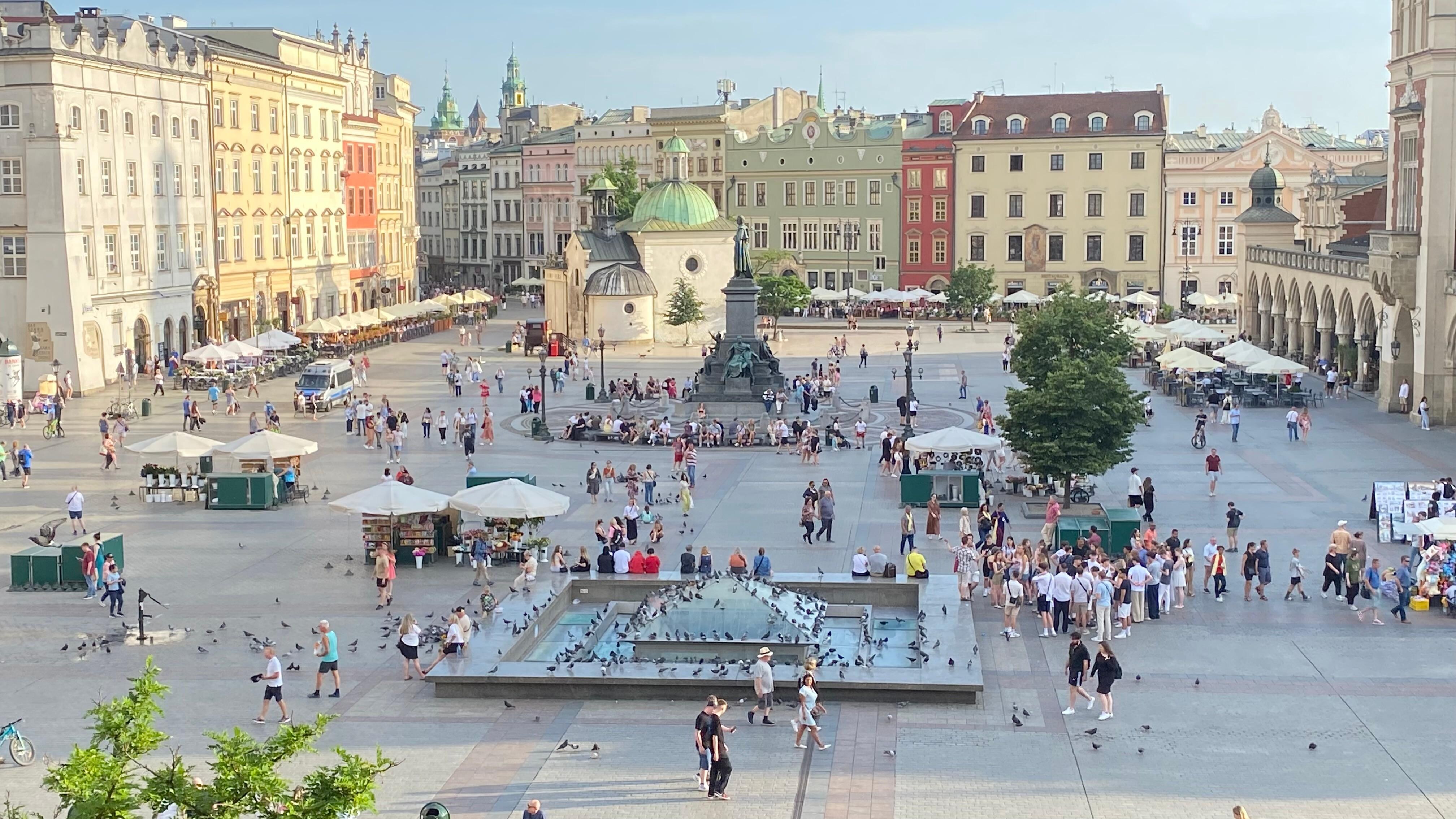 Blick aus unserem Zimmerfenster
