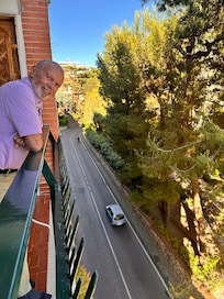 From the balcony