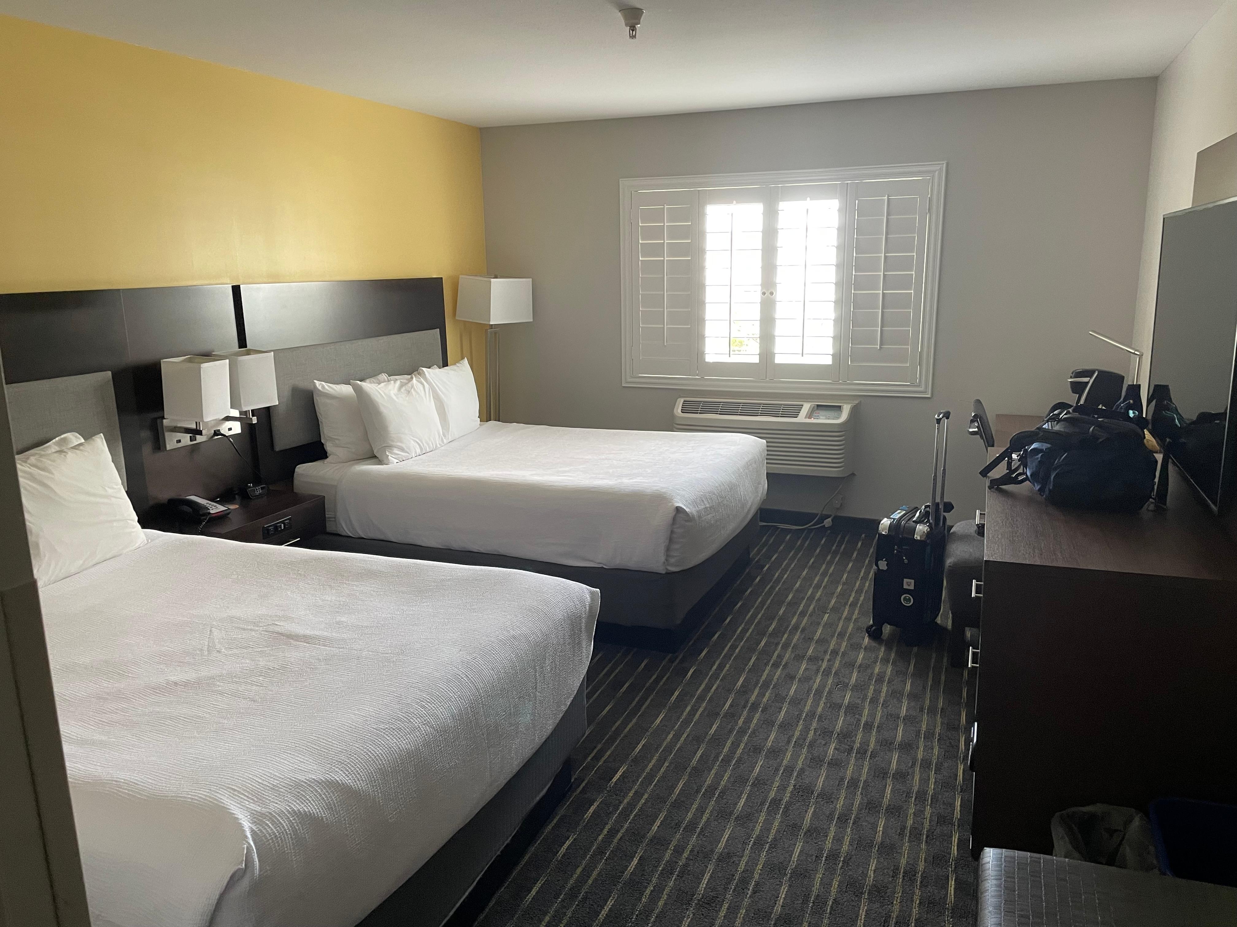 部屋は広くて綺麗です。