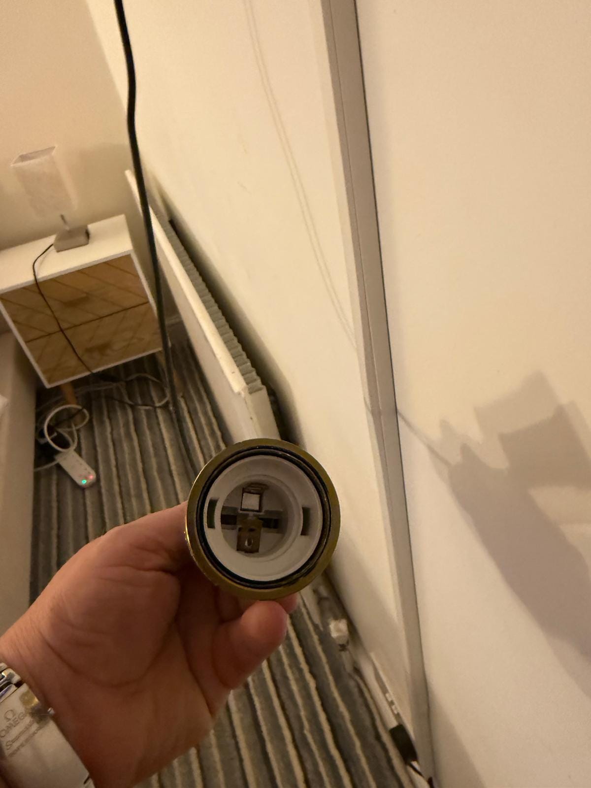 Exposed light fixing 