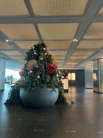 ロビーのツリー