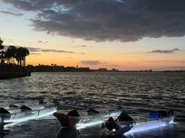 Night time LED Kayaking so fun.