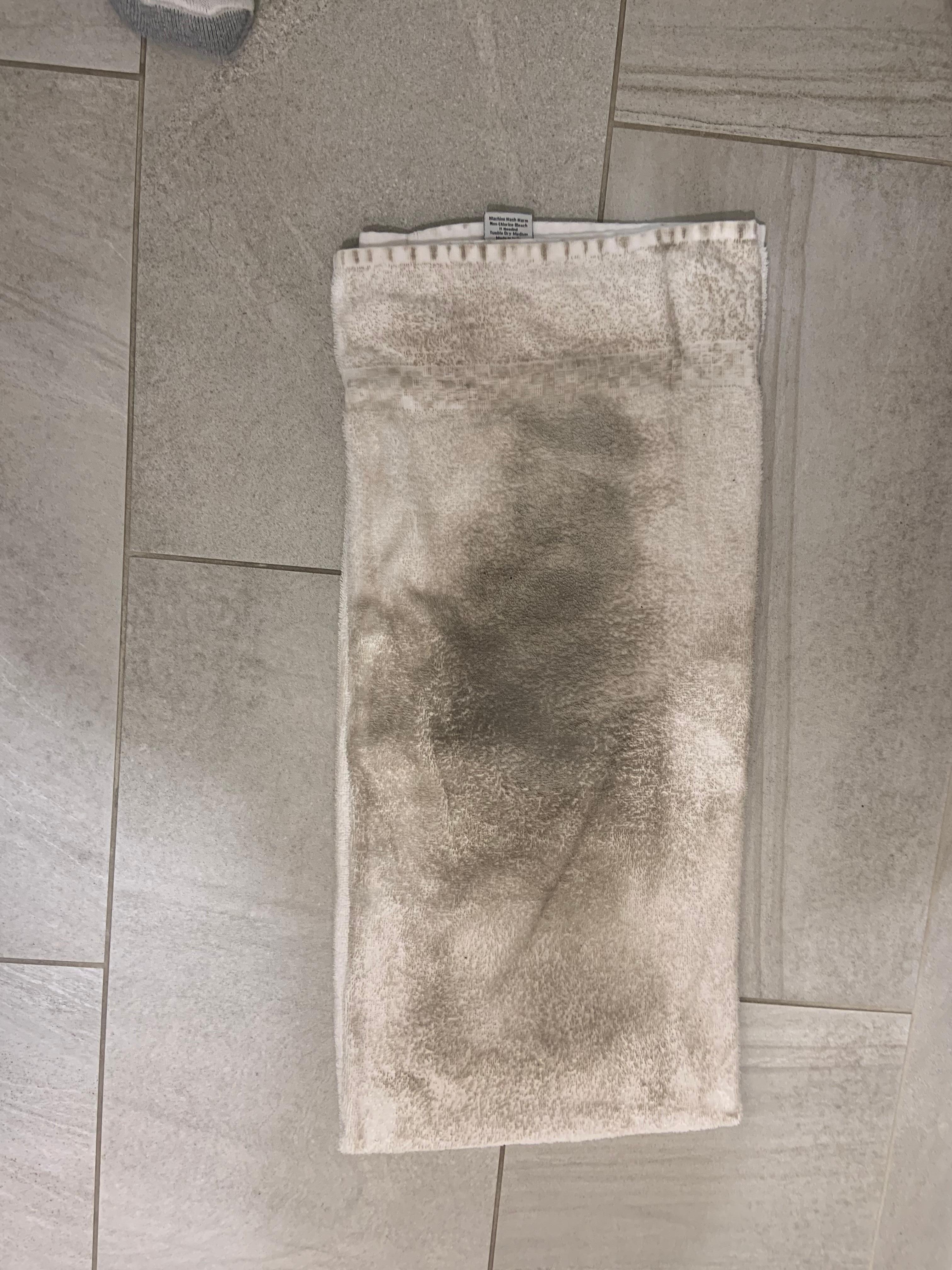 This was wiped across most of the floor but not all of it!