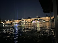 Safe to walk late at night. Fun cruise with family.
