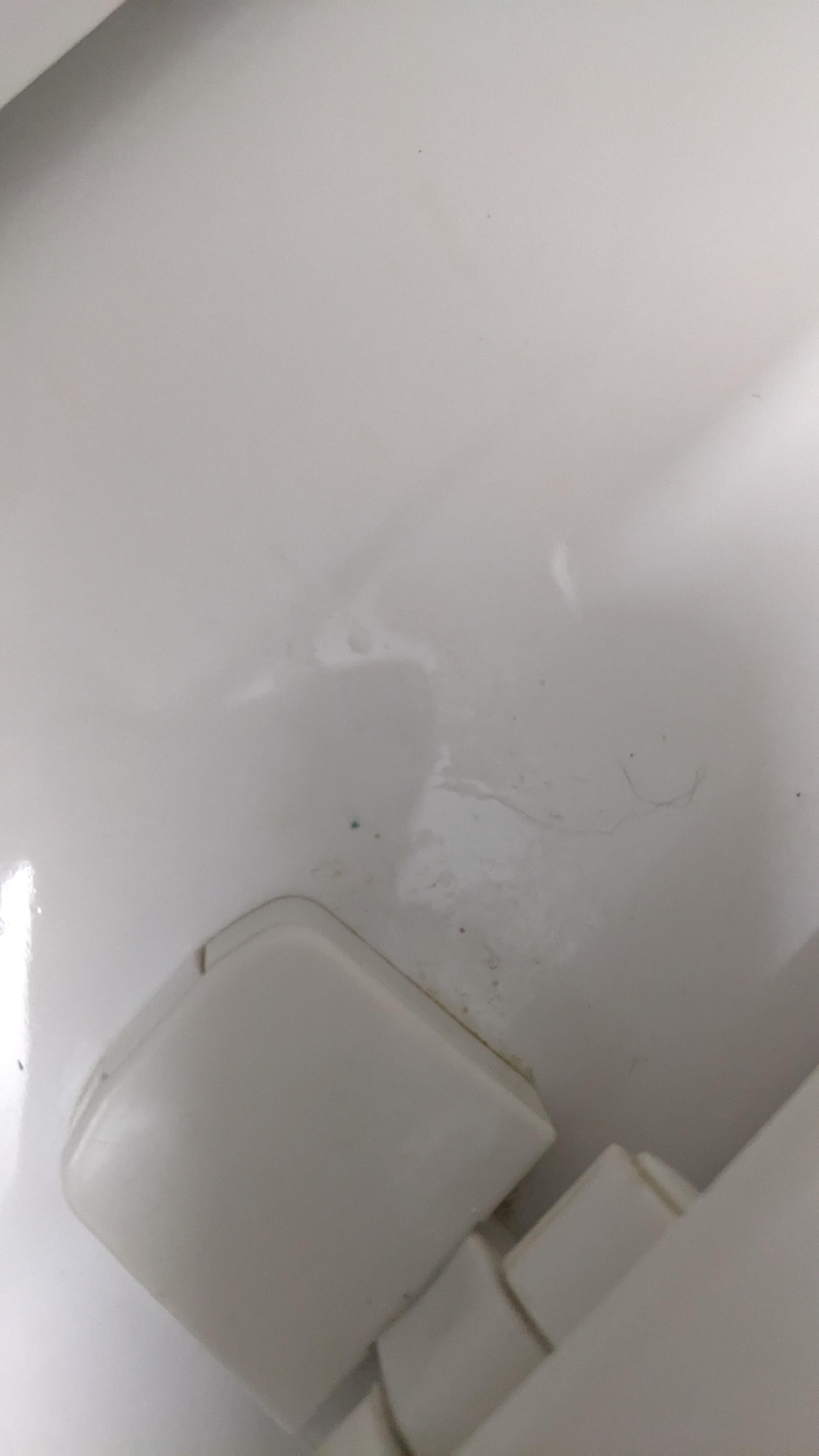 One of two toilets that were filthy.