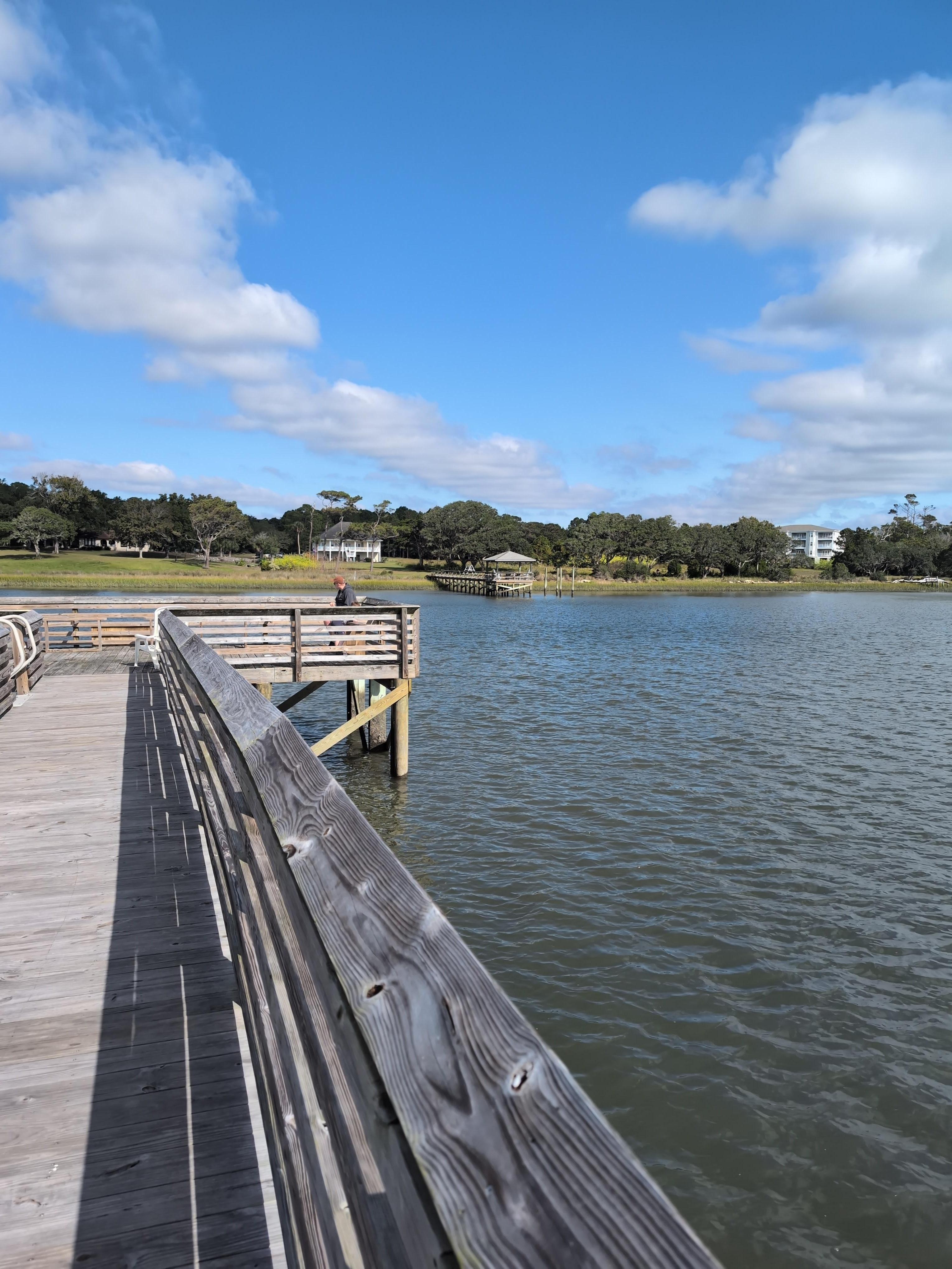 This is the fishing dock we ou have access to. Very nice.