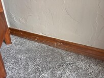 master bedroom wear and tear on woodwork