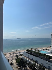 View from our balcony!