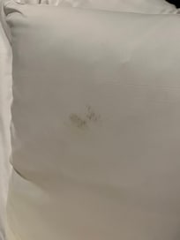 Marks on pillow