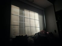 This is room 125 with all lights inside the room off.