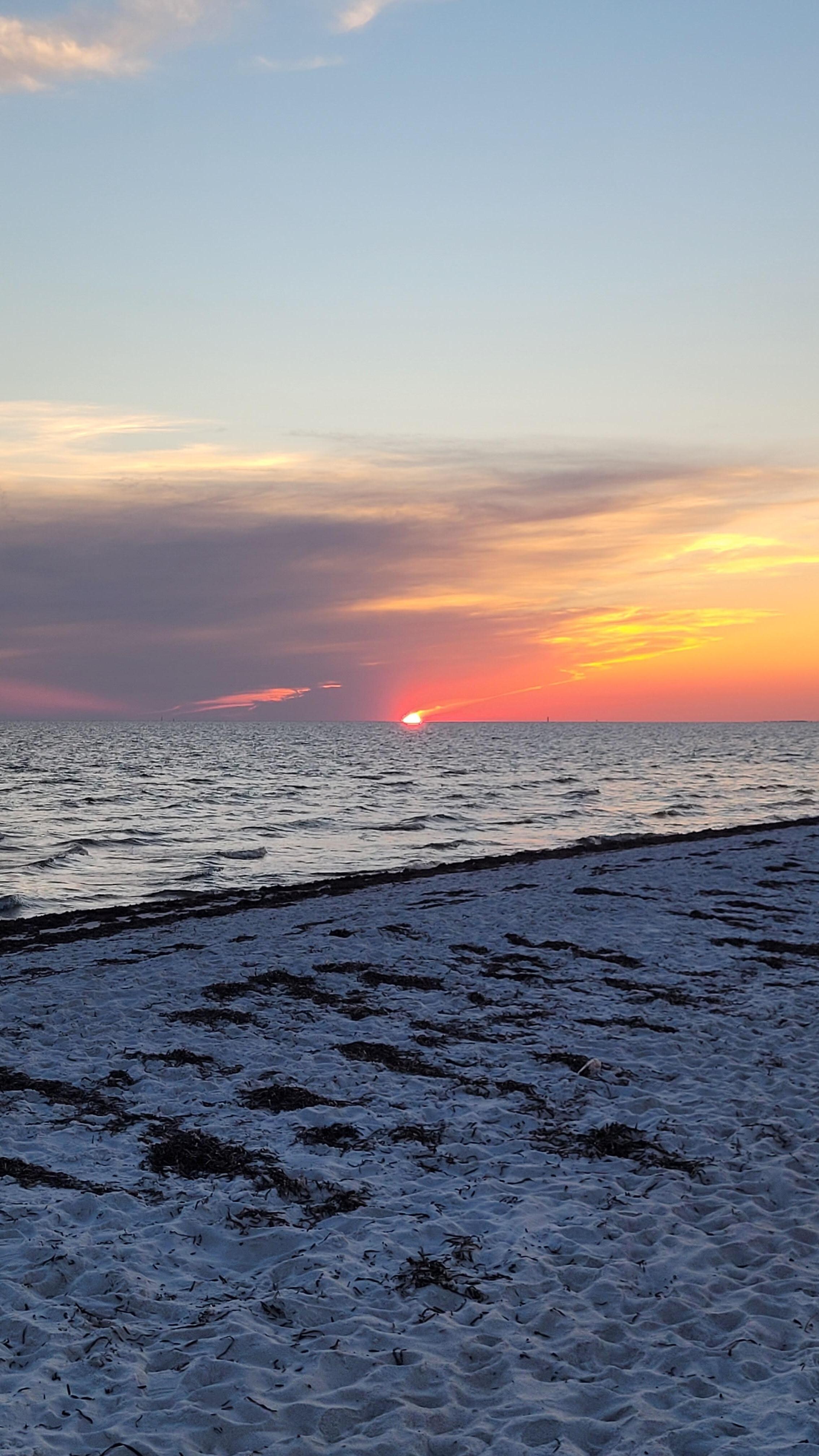 Sunset at windmark beach