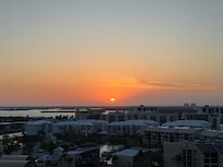 Sunrise from balcony