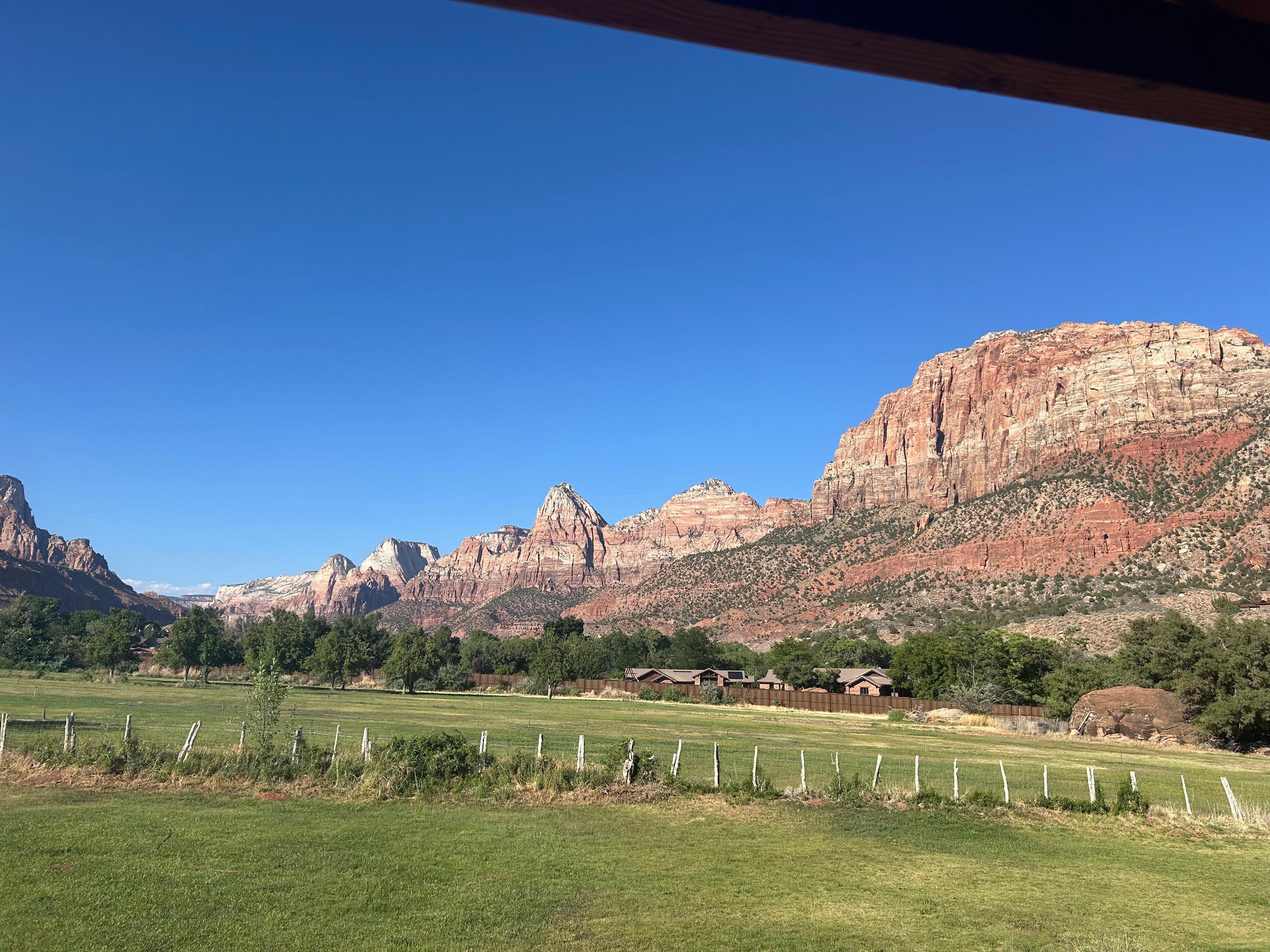 View from balcony