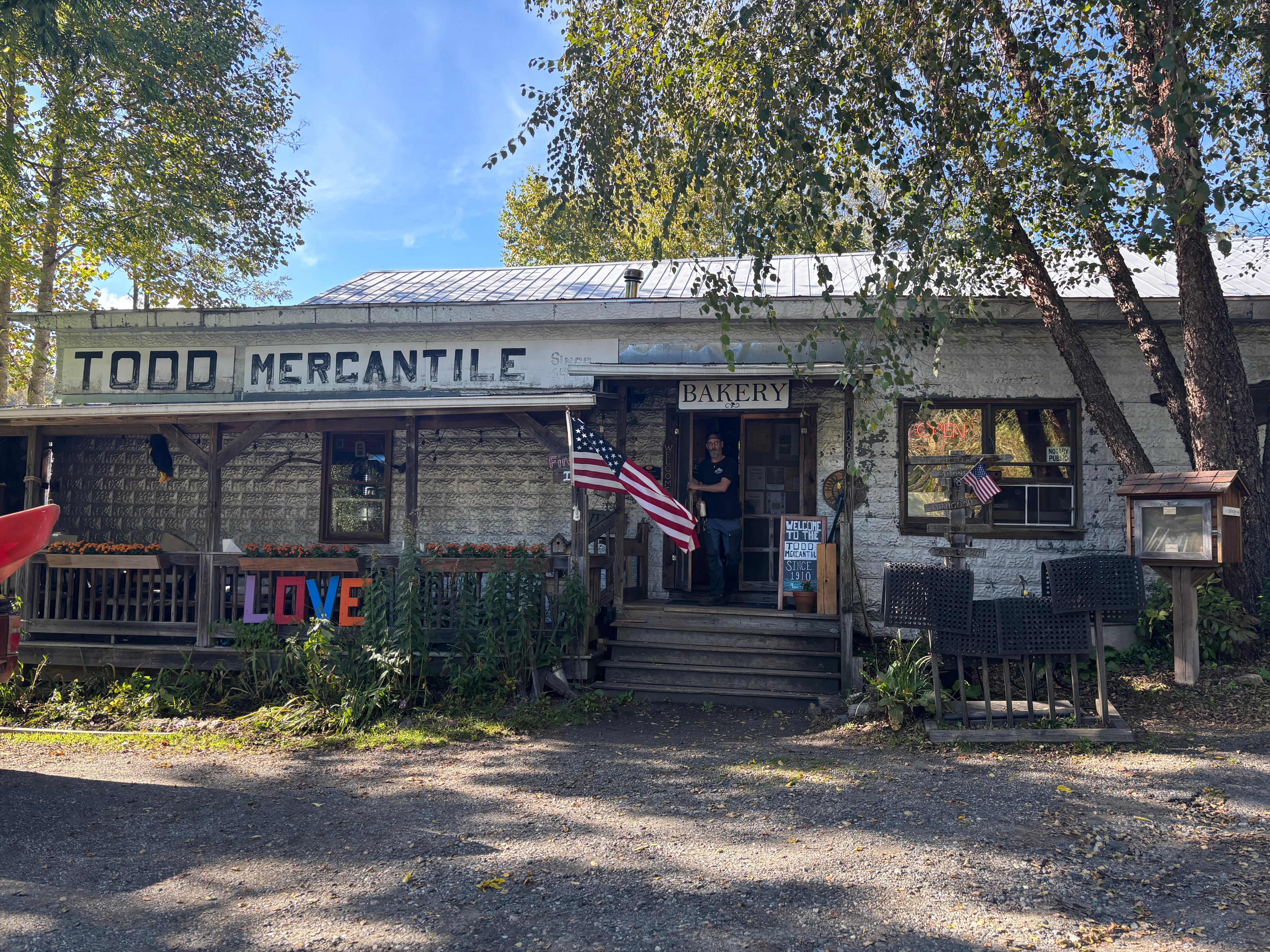 Todd Mercantile is about 15 minutes away. Great local spot for a pizza, baked good and/or beverage!