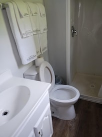 Very small, shower needs help.
